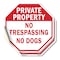 Signmission Private Property No Trespassing No, 6 inch X 6 inch, Vinyl Decal, 2PK OC-D-2PACK-6-139 - alternate 1