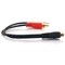 C2G AV CABLE - RCA LEFT CONNECTOR - FEMALE LEFT GENDER - RCA RIGHT CONNECTOR - MALE 3181 - alternate 2