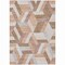 Homeroots 5' X 8' Copper Geometric Washable Indoor Outdoor Area Rug 608053 - alternate 6