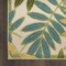 Homeroots 6' Green Yellow And Blue Palm Leaf Indoor Outdoor Runner Rug 548025 - alternate 6