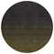 Homeroots 8' Olive Green And Charcoal Round Abstract Washable Indoor Outdoor Area Rug 588962 - alternate 4