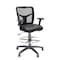 We'Re It Y-2 Mesh Back Drafting Stool with Footring and Black Vinyl Seat OFD1122ST-ECB - alternate 1