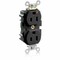 Leviton Straight Blade Receptacle, 5-15R, 15 A, 125V AC, Flush Mount, Isolated Ground M5262-IGE - alternate 1