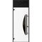 Vdomdoors Front Exterior Prehung Steel Door Ronex1077 Teak Transom Window Sidelite Entry Metal Modern Painted RONEX1077EXD-OAK-W36 x H80+16-RH-I - alternate 1
