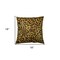 Homeroots Set of Two 18" Brown and Black Leopard Cowhide Throw Pillows, 2PK 544606 - alternate 5