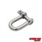 Extreme Max 3006.8237.4 BoatTector Stainless Steel D Shackle - 1/4", 4-Pack 3006.8237.4 - alternate 4