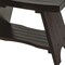 Homeroots Teak Rectangular Shower Bench With Shelf In Brown Finish 376696 - alternate 5