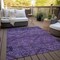 Homeroots 10' X 14' Eggplant Purple And Plum Floral Washable Indoor Outdoor Area Rug 588893 - alternate 6