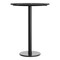 Flash Furniture Commercial 31.25" Black Faux Marble HPL Tabletop with Black Bar Height RD Base ST-RD31-BKMAR-TR18B-GG - alternate 6