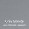 Correll HPL Student Desk, 20 in D X 27 in W X Particleboard, Gray Granite W/ Black Band CSA2027-15 - alternate 5