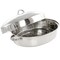Gibson Home Hutchinson 18 Inch Oval Stainless Steel Roaster with Rack 82669.03 - alternate 1