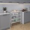 Amgood 18in D x 36in L Stainless Steel Table, Three Undershelves AMG WT-1836-3SH-Z - alternate 5