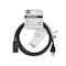 Monoprice SJT Extension Cord, 16 AWG, Indoor, 16/3, 1 Outlets, 5-15R, Black, 5-15P, 6 ft 5299 - alternate 4