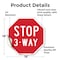 Signmission Stop 3-way, 18 Inch X 18 Inch, Vinyl Decal OC-D-18-14 - alternate 3