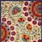 Homeroots 8' X 11' Navy Blue Beige Green Blue And Red Floral Indoor Outdoor Area Rug 546789 - alternate 6