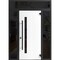 Vdomdoors Steel Door Dekton 0163 Ardesia Nero 2 Side and Top Exterior Window Sidelite Entry Door Painted W14+ DEKTON0163EXD-ARD-W14+36+14xH80+16-LH-I - alternate 3