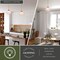Vaxcel VAXCEL Huntley 1 Light Natural Brass Farmhouse Schoolhouse Pendant White Glass P0374 - alternate 5