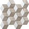 Apollo Tile 12x13 Thassos White, Wooden, Athens Grey Marble Floor and Wall Mosaic Tile 5.53 sqft/case, 5PK APLSV88S15A - alternate 1