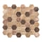 Andova Tiles ANDOVA TILES Terrain 2" x 2" Glass Honeycomb Mosaic Wall & Floor Tile ANDTER258 - alternate 1