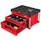 Milwaukee Tool PACKOUT Multi-Depth 3-Drawer Tool Box, Polypropylene, Black/Red, 22 in W x 16-1/2 in D 48-22-8447 - alternate 10