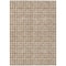 Homeroots 8' X 10' Orange Beige And Copper Geometric Washable Indoor Outdoor Area Rug 583315 - alternate 8