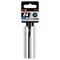 Perform Tool Socket 1/2 In Drive; 24 mm; Metric; Deep Socket; 6 Point; Polished Nickel Chrome Plated; Vanadium W32424 - alternate 2