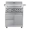 Koolmore Outdoor Kitchen 30 in. BBQ Liquid Propane Grill with Cabinet in Stainless-Steel KM-OKS-BQ30-BQ30CAB - alternate 1