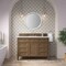 James Martin Vanities Brittany 48" Single Vanity, Saddle Brown, w/ 3 CM Siberian Silestone Top w/FreePower Wireless Charger 650-V48-SBR-FSFR - alternate 7