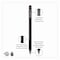 Uni-Ball Jetstream 101 Hybrid Gel Pen, Stick, Bold 1 mm, Black Ink, Black Barrel, 12PK 1768011 - alternate 10