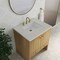 James Martin Vanities Hudson 30" Single Vanity, Light Natural Oak w/ 3 CM Siberian Silestone Top 435-V30-LNO-3SFR - alternate 8