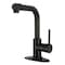 Kingston Brass Single-Handle Pull-Out Bar Faucet, Matte Black LS2410DL - alternate 1