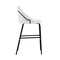 Manhattan Comfort Gracie Barstool in White and Black - Set of 3 3-BS022-BWH - alternate 6