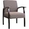 Lorell Thickly Padded Guest Chair, Espresso Frame, Taupe LLR68554 - alternate 1
