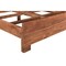 Homeroots Chestnut Live Edge Solid Wood Queen Bed Frame 521072 - alternate 7