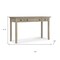 Homeroots 54" Gray Solid Wood Computer Desk 640683 - alternate 3