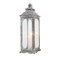 Homeroots Set of Three Clear And Gray Glass And Metal Tabletop Lantern Candle Holders, 3PK 719763 - alternate 3