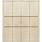 Sartodoors Sliding Closet Double Bi-fold Doors, Planum 0014 Natural Veneer and Aluminum Strips, Sturdy Tracks PLANUM0014DBF-SHP-96 x 96 (4* 24x96) - alternate 1