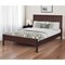 Homeroots Brown Solid Wood Queen Bed Frame 523630 - alternate 1