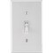 Leviton Residential Grade 15 Amp Toggle Single Pole Grounded Switch Wht, 10PK M24-1451-2WM - alternate 2