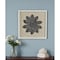 Homeroots 12" X 13" Black And Gold Flower Wood and Metal Wall Decor 489488 - alternate 3