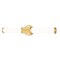 Z-Lite Solange 1 Light Vanity, Modern Gold/Opal White, 25.5 In W x 4.75 In H 1021-25W-MGLD-LED - alternate 1