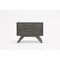 Homeroots 18" Solid Wood and Wood Two Drawer Nightstand 473010 - alternate 1