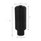 Jonathan Y Banks 15.75" Modern Minimalist Paper Pleated Column Accent LED Table Lamp, Black JYL9105A - alternate 5