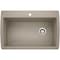Blanco Diamond Super Single Dual Deck, Truffle 441287 - alternate 1