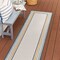 Jonathan Y Pollux Classic Coastal Mitred Stripe Reversible Machine-Washable Cream/Navy 2 ft. x 8 ft. Runner Rug SVH105A-28 - alternate 6