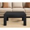 Homeroots 34" Black Wood Square Coffee Table 520923 - alternate 1