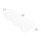 Smarty Had A Party Clear Rectangular 3-Hole Mini Plastic Bowls (240 Bowls), 240PK 2632-CASE - alternate 3