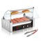 Vevor Electric 30 Hot Dog 11 Roller Grill Cooker Machine Backsplash Shelf 1650W SC-11XD - alternate 1