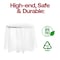 Smarty Had A Party 84 Clear Round Disposable Plastic Tablecloths 96 Tablecloths, 96PK 823270-CL-CASE - alternate 6