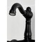 Kingston Brass Two-Handle Wall Mount Bridge Kitchen Faucet, Matte Black KS3250AX - alternate 5
